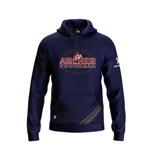 [FOLHSMNV-YXS-LOGO2] Decker Summit Hoodie (Youth XS, Navy, Logo 2)