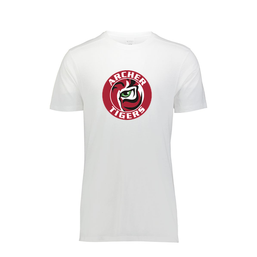 [FTSCUBWH-AS-LOGO1] Decker Men's Tri-Blend T-Shirt - Short Sleeve (Adult S, White, Logo 1)