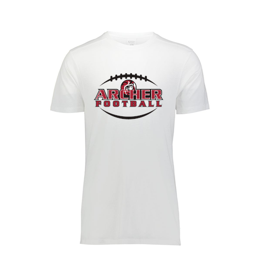 [FTSCUBWH-AS-LOGO2] Decker Men's Tri-Blend T-Shirt - Short Sleeve (Adult S, White, Logo 2)