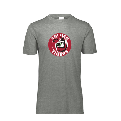 [FTSCUBGY-AS-LOGO1] Decker Men's Tri-Blend T-Shirt - Short Sleeve (Adult S, Gray, Logo 1)