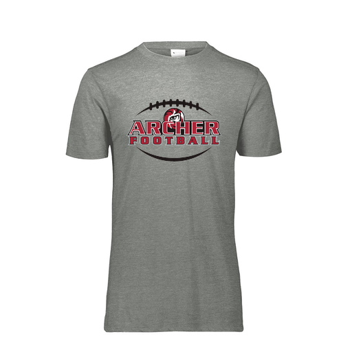 [FTSCUBGY-AS-LOGO2] Decker Men's Tri-Blend T-Shirt - Short Sleeve (Adult S, Gray, Logo 2)