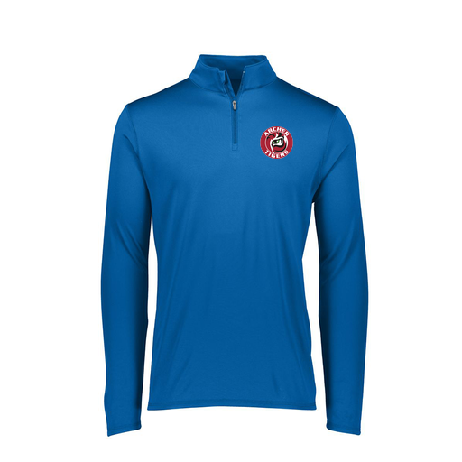 [FTLQFLRY-FAXS-LOGO1] Decker Women's Flex-Lite 1/4 Zip Shirt (Female Adult XS, Royal, Logo 1)