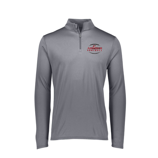 [FTLQFLGY-FAXS-LOGO2] Decker Women's Flex-Lite 1/4 Zip Shirt (Female Adult XS, Gray, Logo 2)