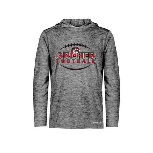 [FOLHCGBK-AS-LOGO2] Decker Men's Charge Hoodie (Adult S, Black, Logo 2)