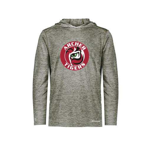 [FOLHCGGY-AS-LOGO1] Decker Men's Charge Hoodie (Adult S, Gray, Logo 1)