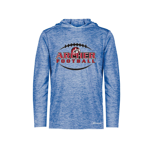 [FOLHCGRY-YS-LOGO2] Decker Youth Charge Hoodie (Youth S, Royal, Logo 2)